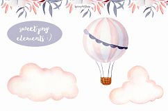 Cute baby Deer Watercolor clipart Baby animals Product Image 5