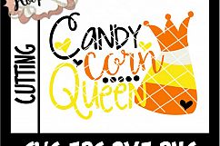 Candy Corn Queen- Halloween SVG Cutting File Product Image 2