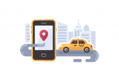 Taxi service illustration set Product Image 3