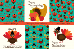 Thanksgiving Patterns &amp; Graphics Product Image 1