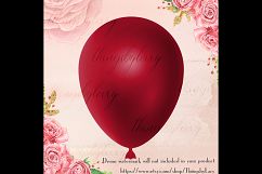 100 Luxury Balloon Clip Arts, Realistic Balloons Product Image 2