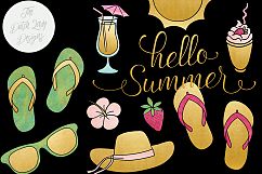 Summer Beach Clipart Set Product Image 3