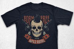 Skull logo set on dark Product Image 4