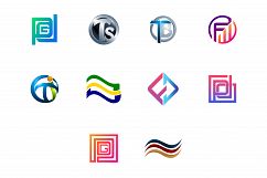 Modern and elegant business logos set Product Image 1