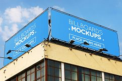 Billboards Mockup on Building Vol.3 Product Image 11