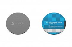 Round Shape Mouse Pad Design  Mockup Product Image 1