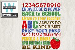 School Cutting Files KWD099A Product Image 1