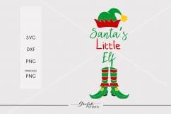 Santas little elf Christmas SVG Product Image 2