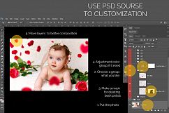21 Rose Petal Photoshop Overlays Product Image 8