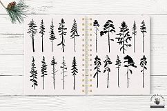 Pine Tree Silhouettes Product Image 3