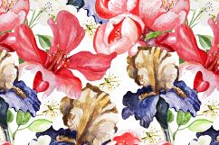 Beautiful watercolor flowers Product Image 3