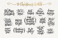 Merry Christmas SVG bundle quotes &amp; clipart  Product Image 4