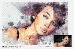 Mixed Art Photoshop Action Product Image 2