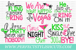 Wedding SVG - Bachelorette Party SVG Bundle Product Image 1