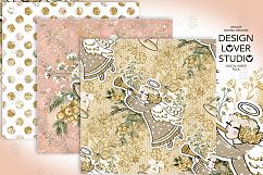 Christmas Angel digital paper pack Product Image 5
