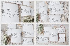 Sweet Rustic Invitation Mockup Product Image 5