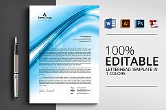 MS Word Format Letterhead Product Image 1