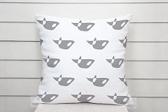 White pillow mockup cushion template summer nautical mock up Product Image 2