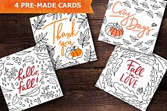 AUTUMN FESTIVAL – watercolor, doodle, lettering, brushes Product Image 2