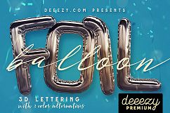 Foil Balloon - 3D Lettering Product Image 1