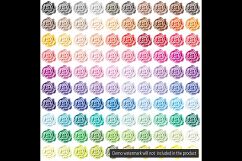 100 Watercolor Roses Clip Arts, Romantic Valentine Scrapbook Product Image 3