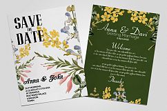 Double Sided Save The Date Card Product Image 3