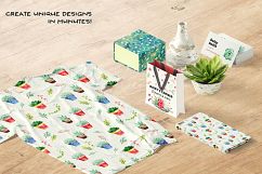 Succulents Watercolor Illustrations, Patterns &amp; Frames Product Image 3