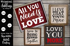 Love You More SVG Set Product Image 1