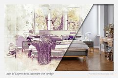 Architecture Sketch Photoshop Action Product Image 8