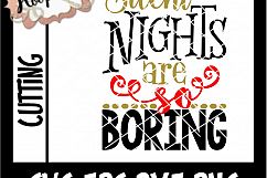 Silent Nights Are So Boring - Christmas SVG Product Image 2