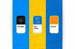 Pet Vet Line Tile Patterns Product Image 3