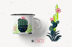 Cacti With Smiling Pots Product Image 3