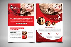 Salon Care Flyer Template / 2 Sided Product Image 1