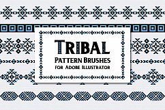 Tribal Pattern Brushes for Adobe Illustrator Product Image 1