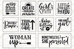 Woman Up Girl Power SVG Cut File Bundle Product Image 2