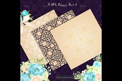 Luxury Pearl, Purple, Gold Glitter Kit, Balloon, Bow, Lights Product Image 6