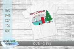 Christmas Camper SVG Cutting File Product Image 2