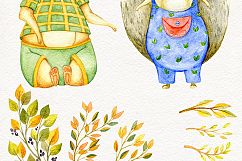 Watercolor forest friends collection Product Image 7