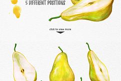 Watercolor Fruits  Product Image 6