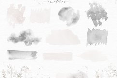 Alpine Forest - Watercolor Design Elements &amp; Alphabet Product Image 8