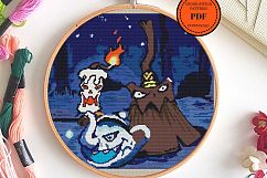 Halloween Scary beast! PDF CROSS STITCH PATTERN FOR DOWNLOAD Product Image 4