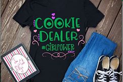 Girl scouts svg, cookie dealer svg, girl power svg, girl svg Product Image 1