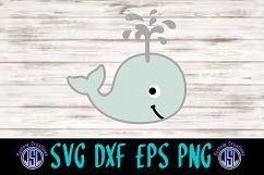 Baby Whale | SVG DXF EPS PNG Digital Cut File Product Image 1