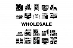 Wholesale Service Collection Icons Set Vector Product Image 1