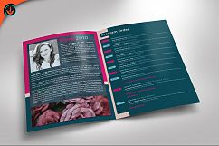 Breast Cancer Charity Event Program Photoshop Template Product Image 2