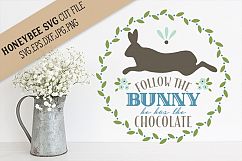 Follow The Bunny SVG Cut File Product Image 1