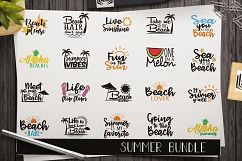 Summer SVG bundle - Cut files - Beach SVG - Cricut cut files Product Image 1