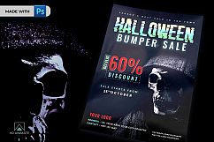 Halloween Bumper Sale Flyer template Product Image 2