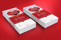 Tree Heart Valentines Party Ticket Template Product Image 5