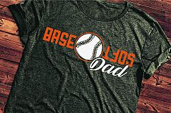 Softball - Baseball Mom, Dad, Sister, Brother SVG - Cut Files - Vinyl Cutters, Screen Printing, Silhouette, Die Cut Machines, &amp; More Product Image 3